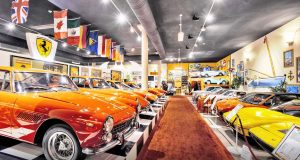 The 12,000 square foot 'Cayman Motor Museum' is located on Grand Cayman.