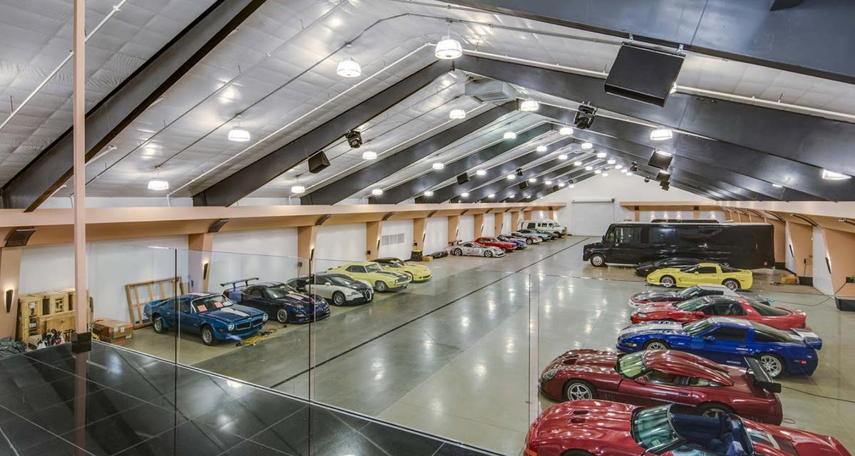 30,000-square-foot car museum sold exclusively with 'Thunder Ridge' in Colorado.
