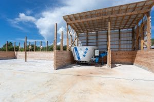 A storage shed at Beacon Farms in North side in Grand Cayman.