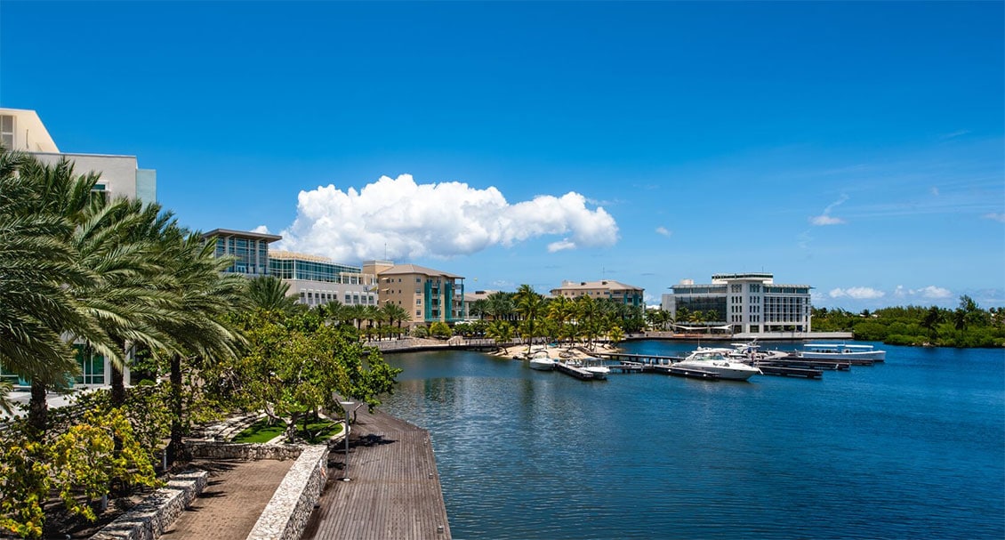 Caymana Bay dock area.