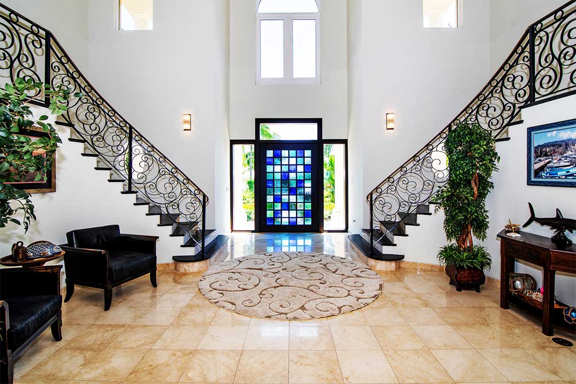 Blue Water Therapy entrance foyer.