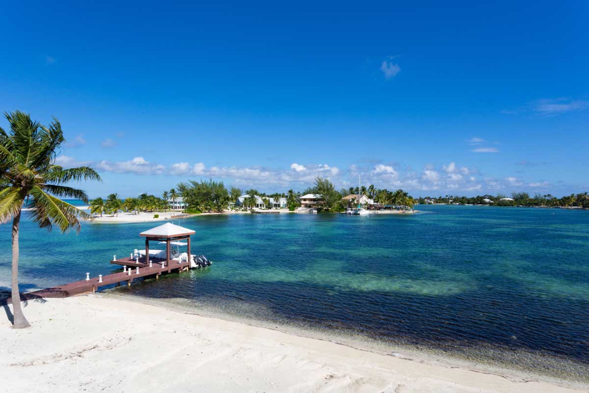 Compound Kai, beach and dock