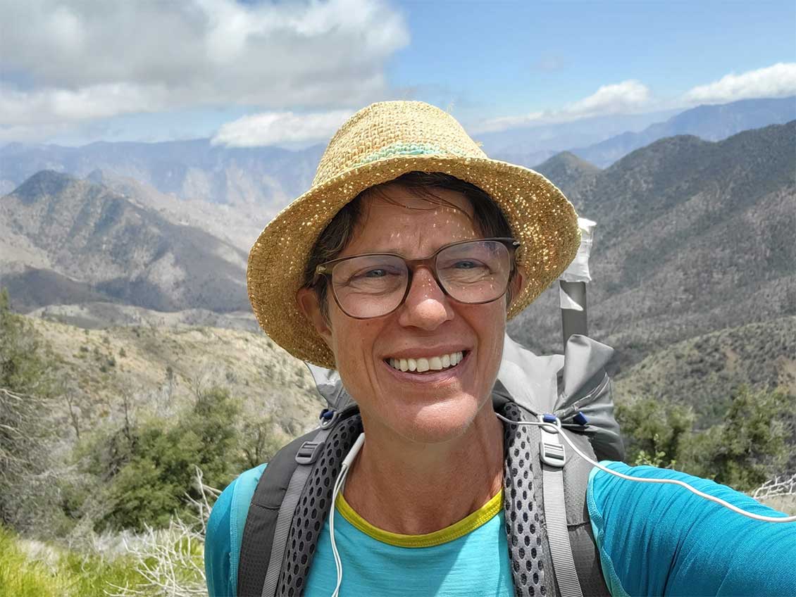 Caymanian resident Denise Powers who is hiking the full length of the 2,650-mile majestic Pacific Crest Trail – which runs from Mexico to Canada - to raise $1 million to build the Cayman Islands Crisis Centre a new home.