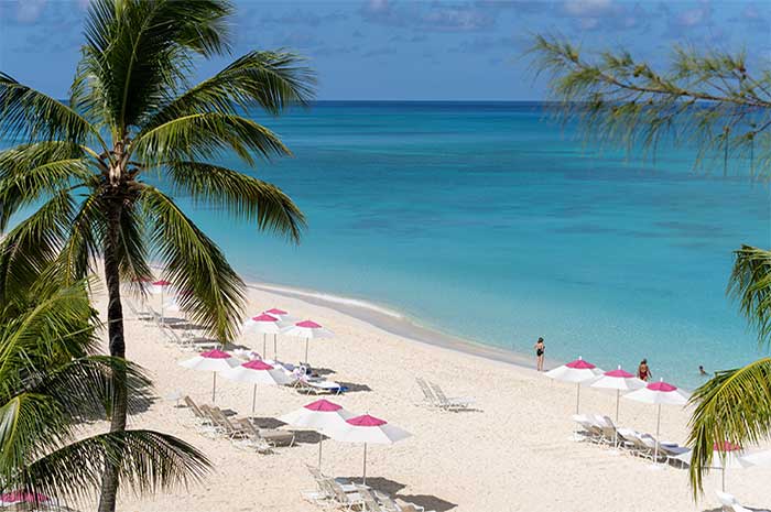 Views of Seven Mile Beach from Caribbean Club