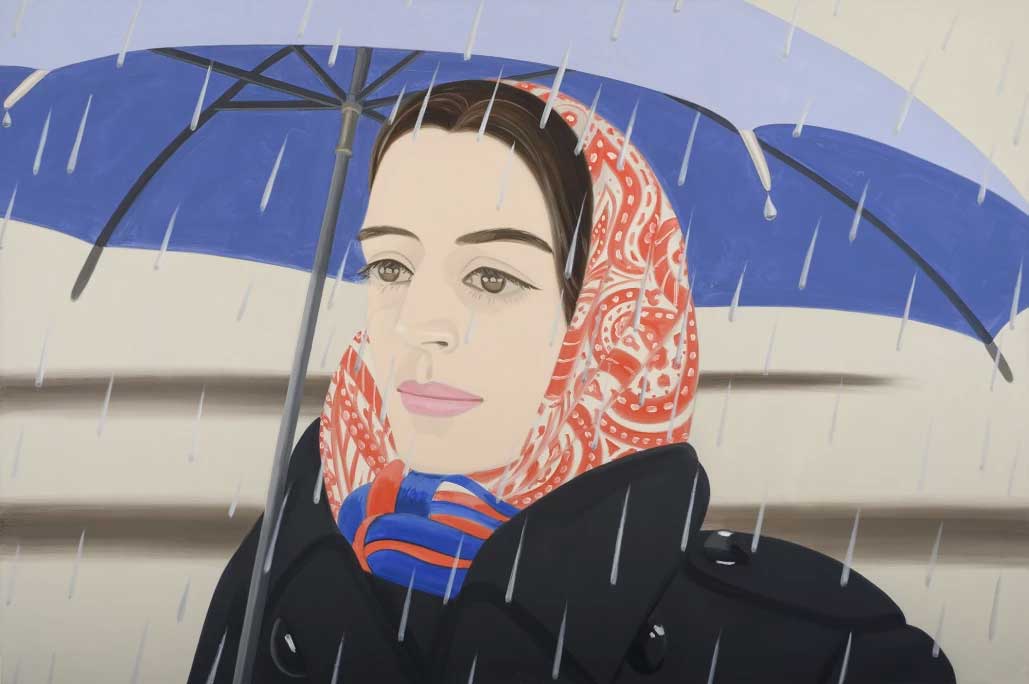 ALEX KATZ, BLUE UMBRELLA #2, 1972