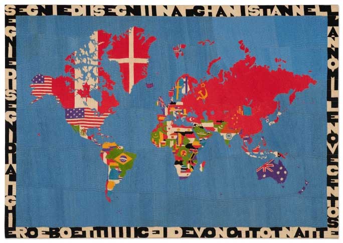 ALIGHIERO BOETTI MAPPA (1978) ESTIMATE: £1,500,000 - 2,000,000