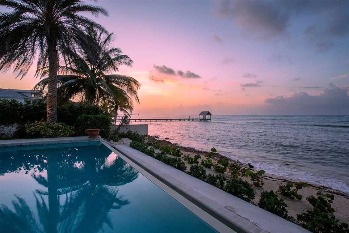 Sea views from Villa Aqua Vista in Grand Cayman