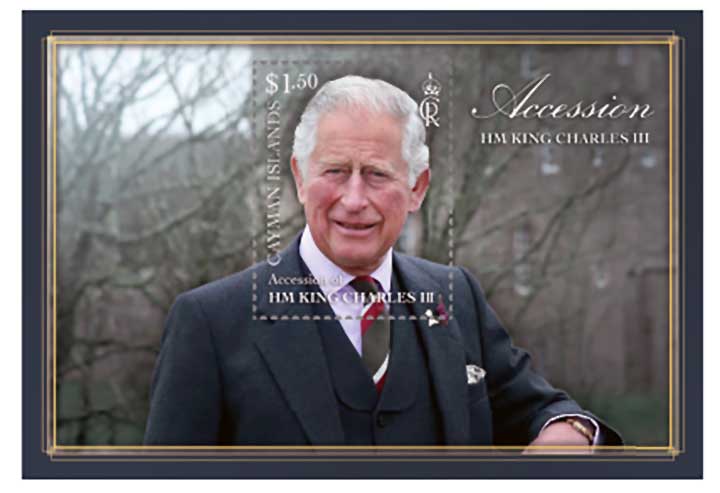 His Majesty King Charles III’s accession stamps