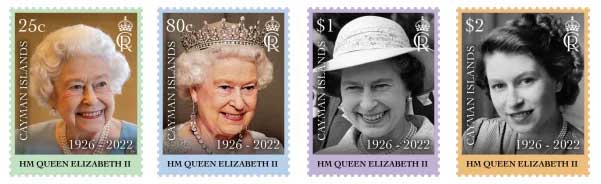 Cayman Islands stamps to commemorate Her Late Majesty Queen Elizabeth II