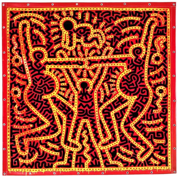 KEITH HARING, UNTITLED, 1984 © KEITH HARING FOUNDATION