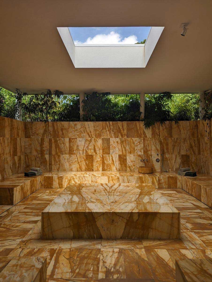Amber marble hammam spa at Palm Heights hotel 