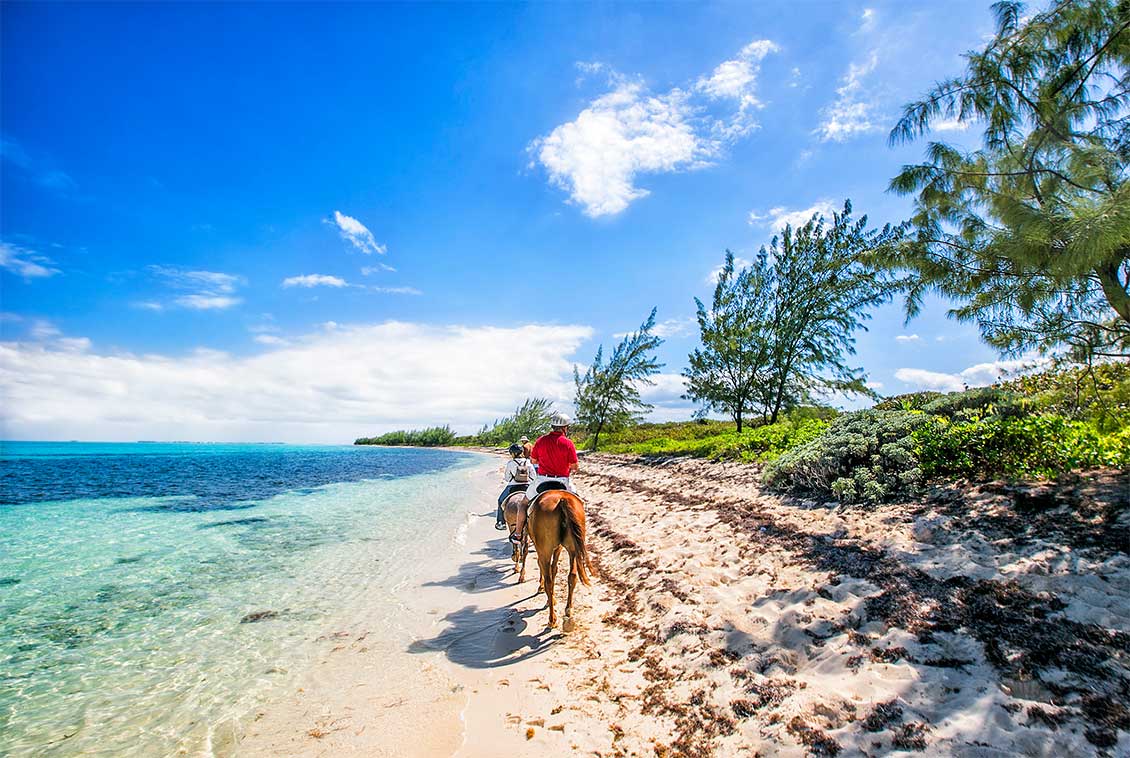 Horseback riding in the Cayman Islands