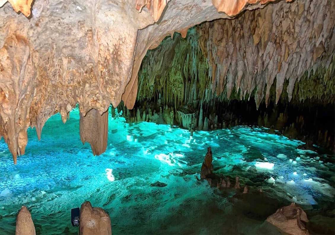 Exploring the Crystal Caves in the Cayman Islands 
