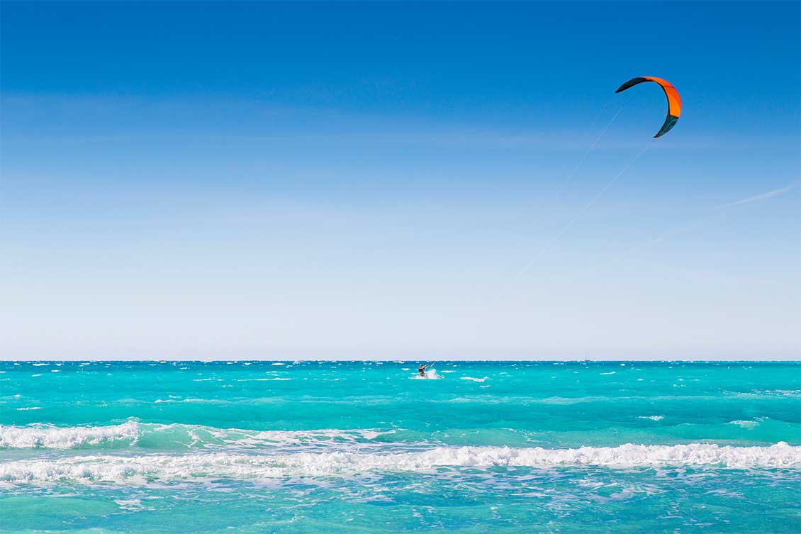 Kiteboarding in the Cayman Islands