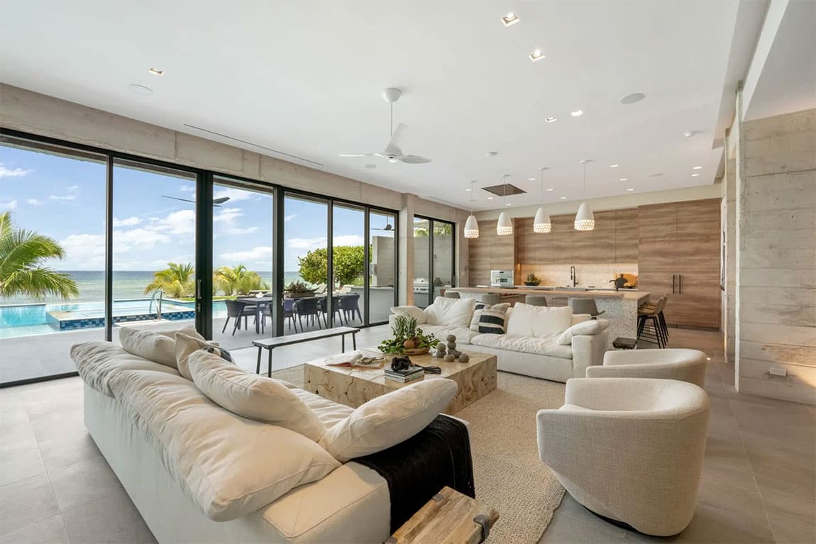Luxury interiors at Bella Rocca, Grand Cayman