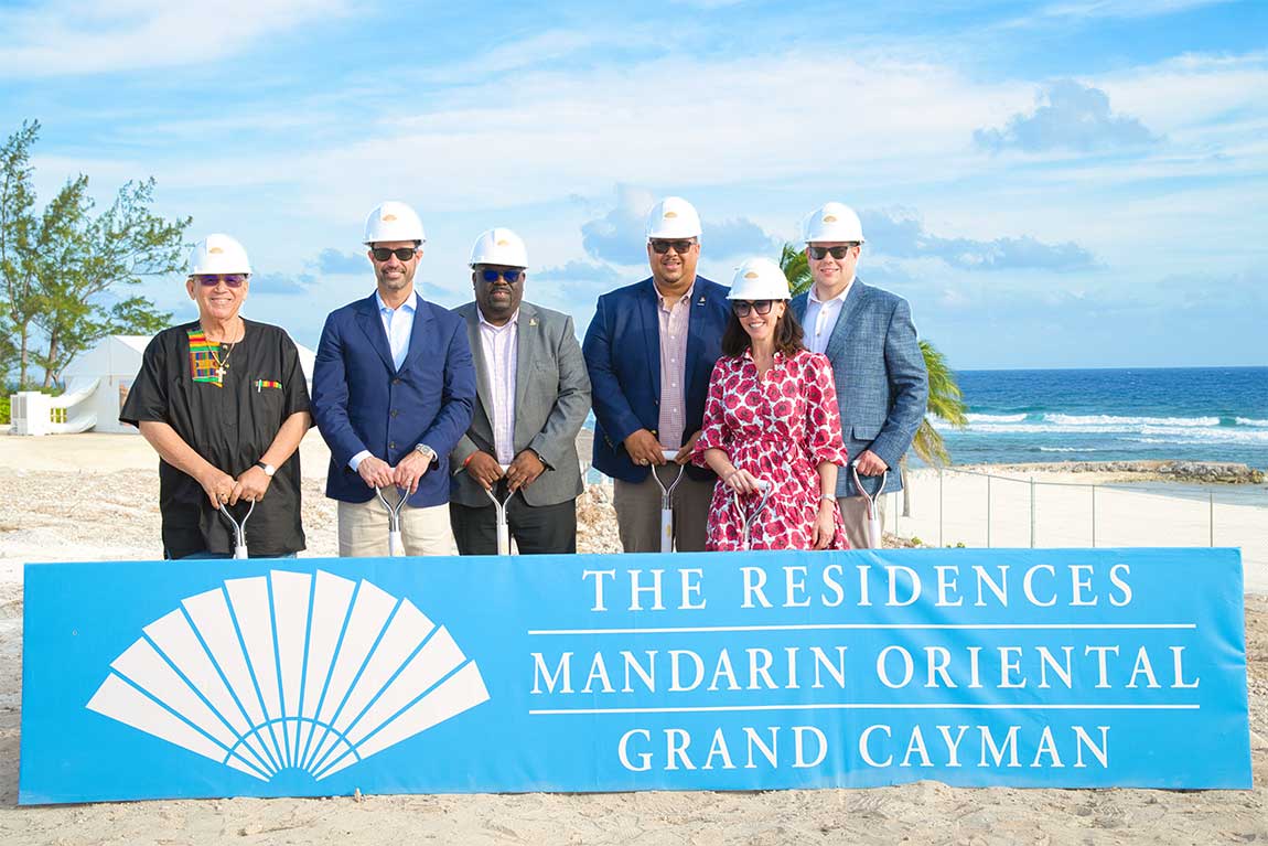 From Left to Right/ McKeeva Bush, Ryan Melkonian, Dwayne Seymour, Jay Ebanks, Tiffany Cooper, Spencer Levine