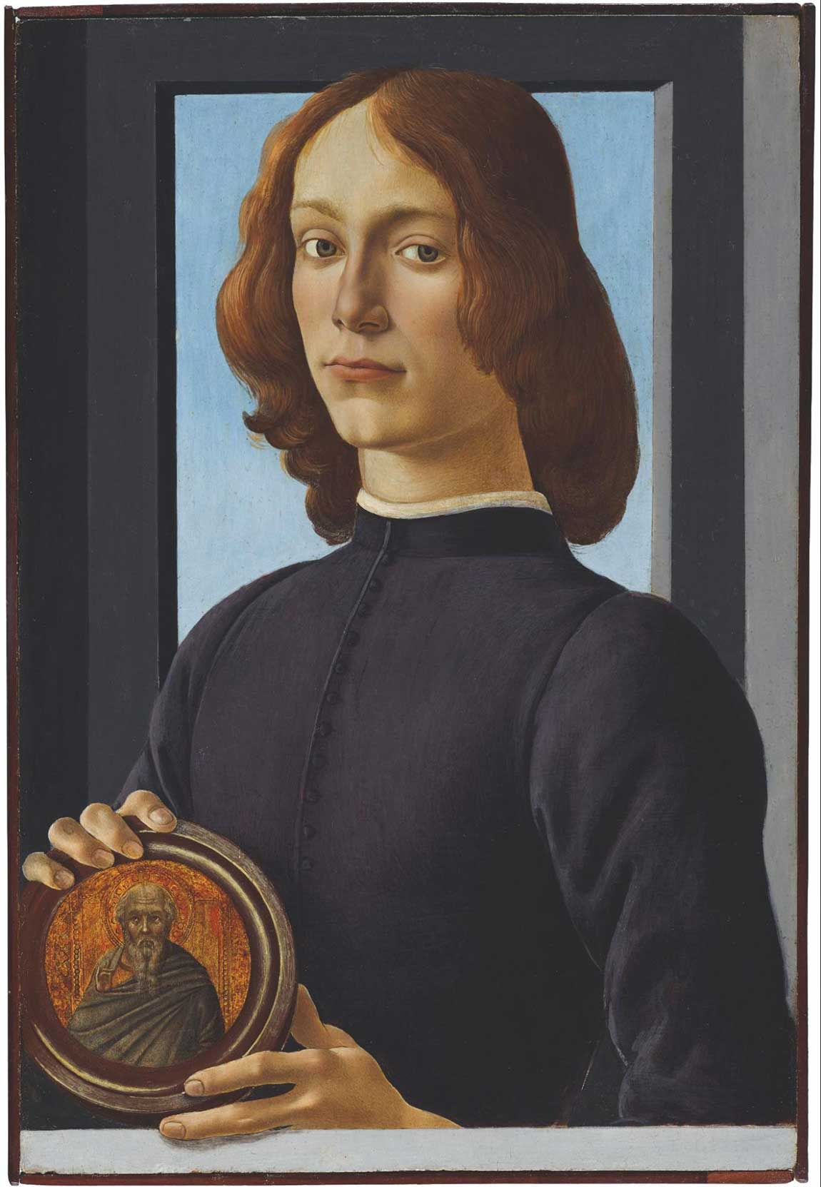 Botticelli’s “Portrait of a young man holding a roundel,” which sold for $92.2 million in 2021. Photograph: Sotheby’s