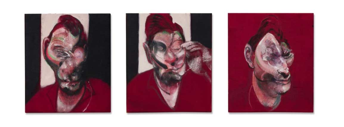 FRANCIS BACON'S THREE STUDIES FOR PORTRAIT OF LUCIAN FREUD SOLD FOR $30,000,000 IN 2022