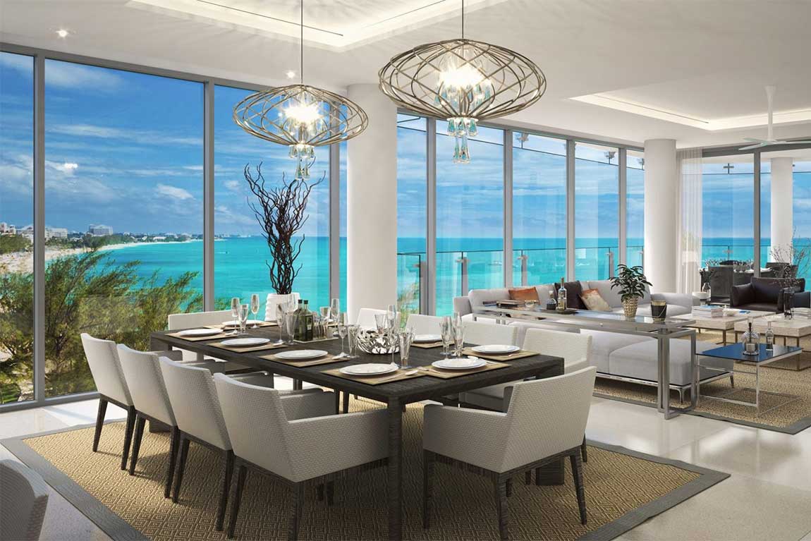 The Watermark, Grand Cayman dining room. Photo credit: www.thewatermarkcayman.com
