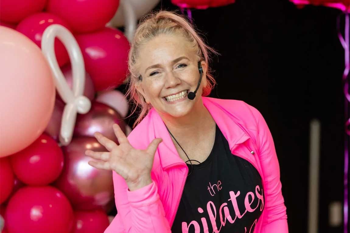 Colleen Brummer at Pilates for Pink.